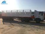 600mm Side Wall Flatbed Cargo Trailer With WABCO Brake