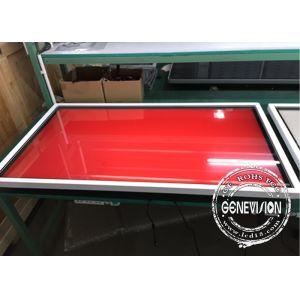 China 43 inch Advertising Display Touch Screen Digital Signage Monitor Wall Mount LCD Screen with 3mm Tempered Glass on sale