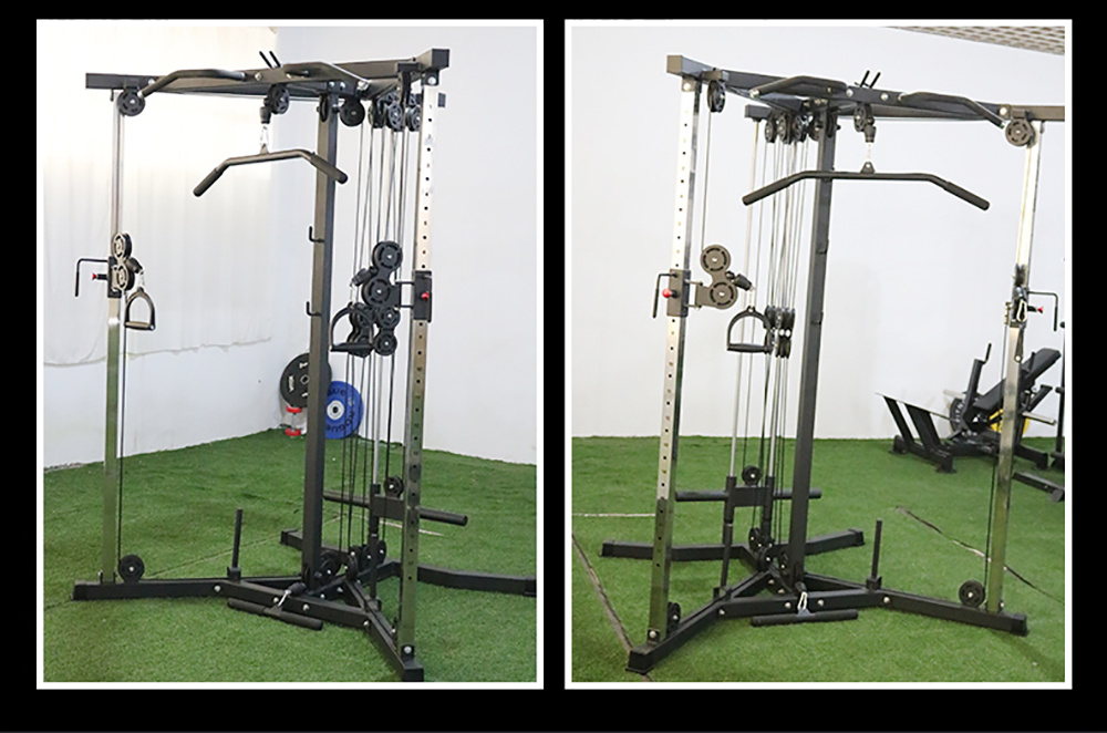 Popular Fitness Equipment Multifunctional Smith Machine Squat Pull-Down Rack