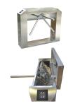 Stainless Steel Housing Automatic Bridge Tripod Security Gates With Brushless