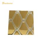 SS201 0.6MM Embossed Stainless Steel Sheet SS Decorative Plate