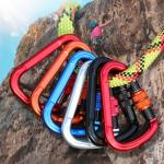Aluminum 25KN Outdoor Carabiner Clip Customized Logo and Color
