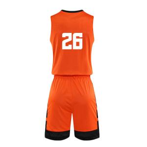 China Lightweight Stylish Orange Basketball Jersey All Sizes Available Eco Friendly factory