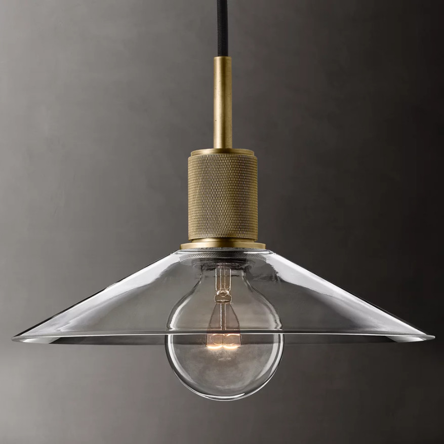 Utilitaire Metal Slope Shade Suspended Pendant Light Lamp 85-265 Volts