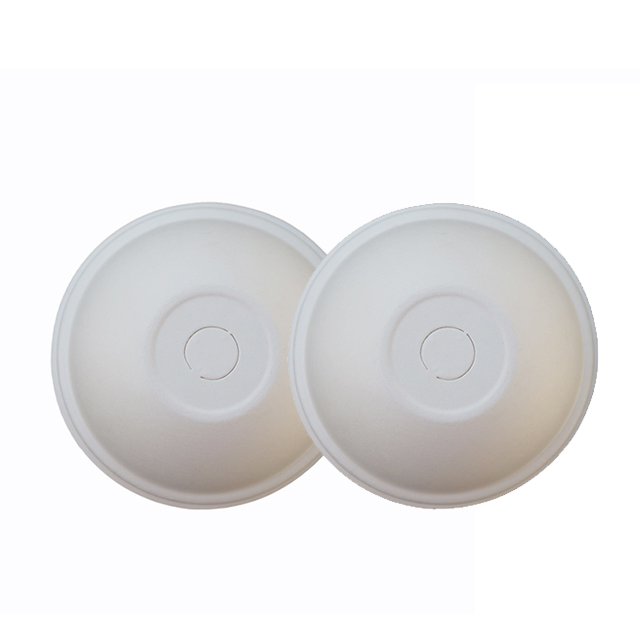 Microwavable Compostable Bagasse Cup Lids Plastic Free