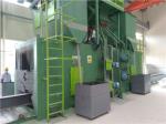 Horizontal Feed System Industrial Shot Blaster Conveyor Type 550mm Height