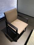 Italian Upholstered Solid Wood Frame Leather Modern Dining Chair