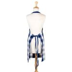 Artist Painters Mens Cotton Apron Sublimation Printed Blue White Squares