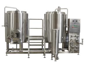 China 200L Pub Hotel 2 Vessel System Craft Beer Brewing Equipment Long - Life factory