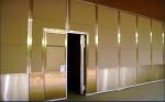 Sliding Hanging Track Roller Acoustic Partition Wall Plywood , Fabric , Leather
