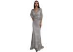 Purplish Red Color Sexy Women Vintage Evening Dresses Scoop O Neck For Slim