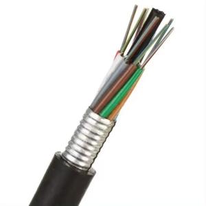 China Armored Outdoor 12 24 48 72 96 144 Core Fiber Optic Cable GYTS GYTA Per Meter Price List factory