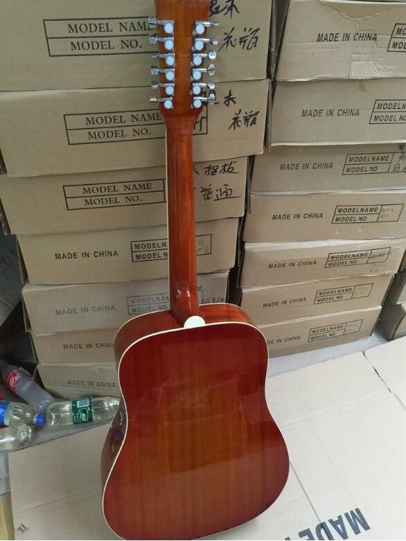 2018 New 12 strings Chibson Dovo acoustic guitar 12-string GB dovo electric acoustic guitar 12 strings dovo acoustic