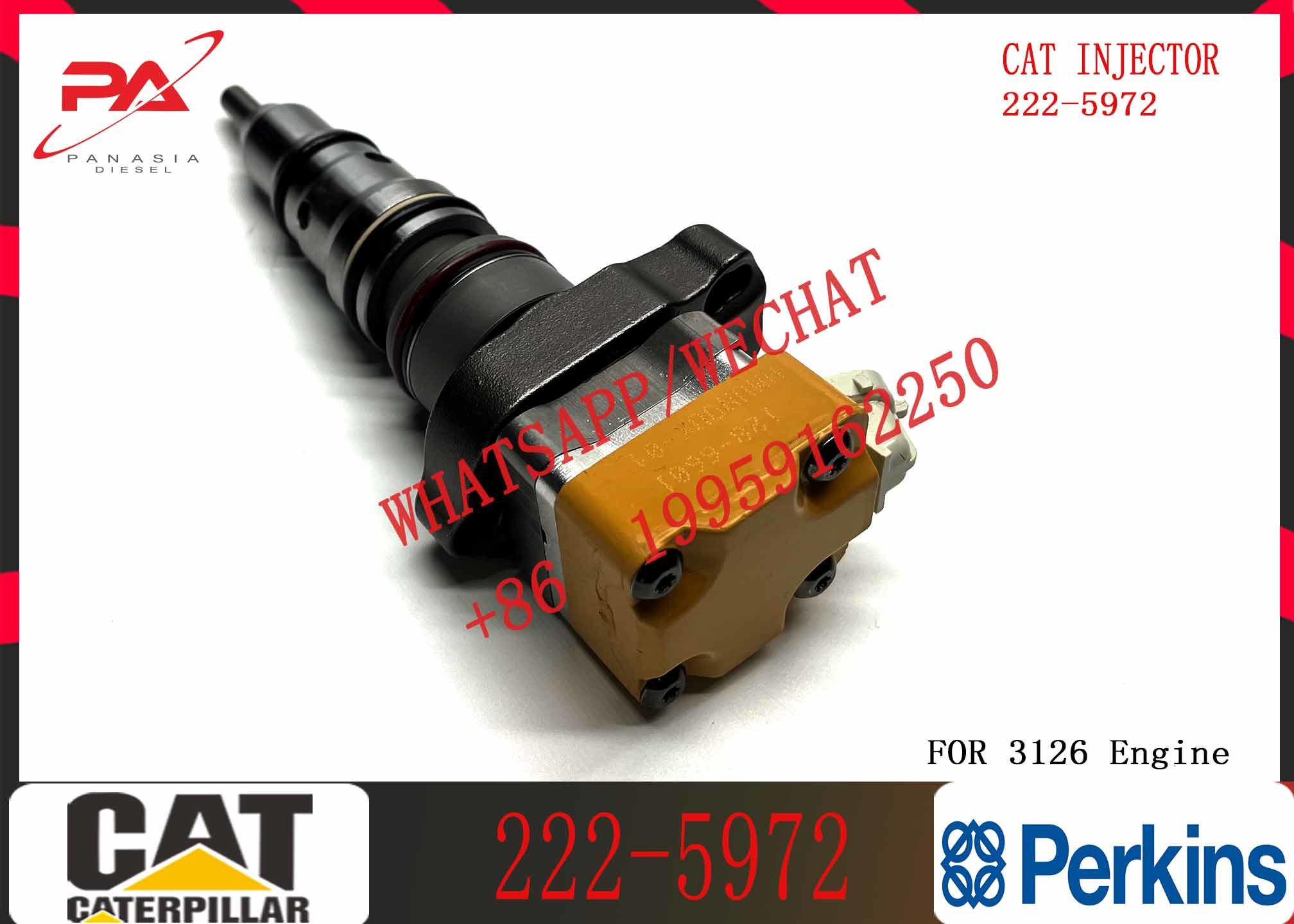 Diesel Injector 222-5972 169-7410 178-6342 135-5459 198-6605 218-4109 for Caterpillar 3126