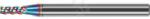 A20 Type 6mm Carbide End Mill OEM 3 Flute End Mill For Aluminum