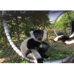China Monkey tiger enclosure mesh zoo Animal enclosure mesh netting ferruled cable netting mesh on sale