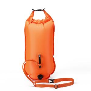 China Waterproof Inflatable Triathlon Swimming Buoy Customizable Logo factory
