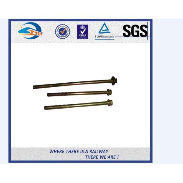 Customized M1.6-M64 Railway Bolt , Half / Full Threaded Bolt And Nut