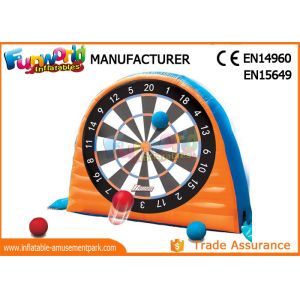 China Giant Interactive Inflatable Sticky Dart Board WIith Silk Printing on sale