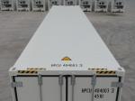 White 40 Foot Refrigerated Shipping Container , Industrial Shipping Container