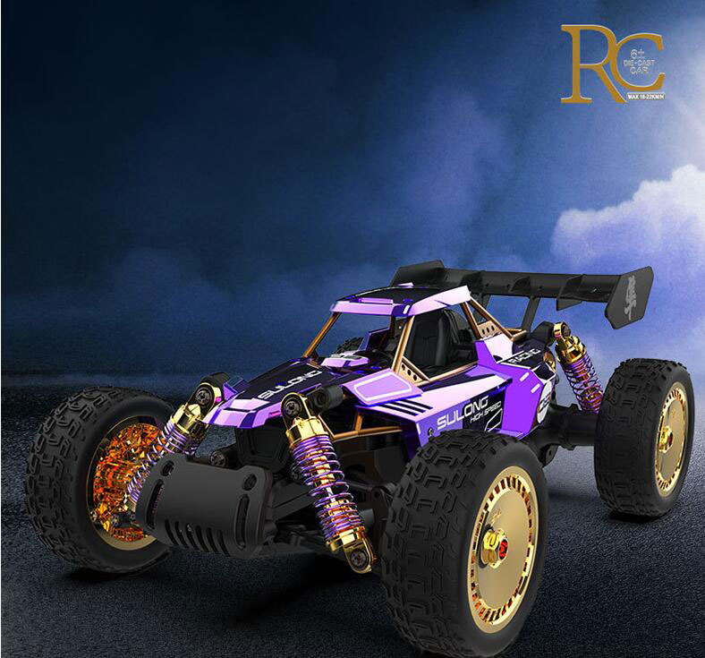 Large Alloy RC Car for Off-Road Climbing Front and Rear Shock Absorbers 14 Years Up