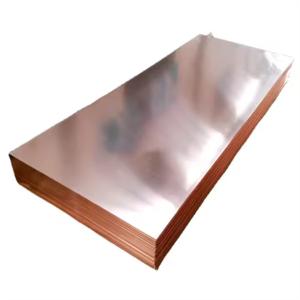 China C26000 C11000 Copper Sheet Plate 0.1mm-10mm Thickness ASTM B152 factory