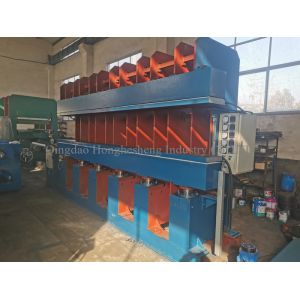 China Tire Tread Grooving Machine Double-C Type Vulcanizing Press With CE ISO Certificate factory