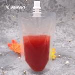 Moisture Proof Clear Spout Pouch Water Packaging Liquid Spout Bags