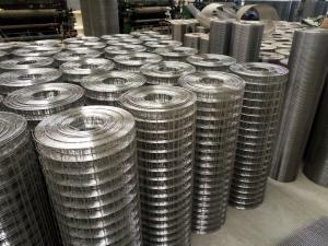 China 304 316SS Square Welded Wire Mesh Rolls,1/2''×1/2''welded wire mesh factory price factory