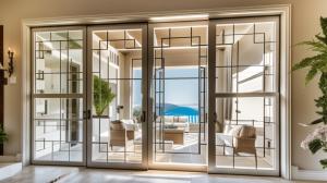China OEM Aluminum Frame Sliding Glass Doors Soundproof Aluminum Sliding Patio Doors factory