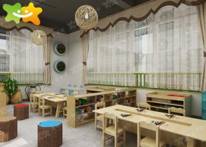 China Initiative Kindergarten Classroom Layout Multi - Area Section Pro Naturalness factory