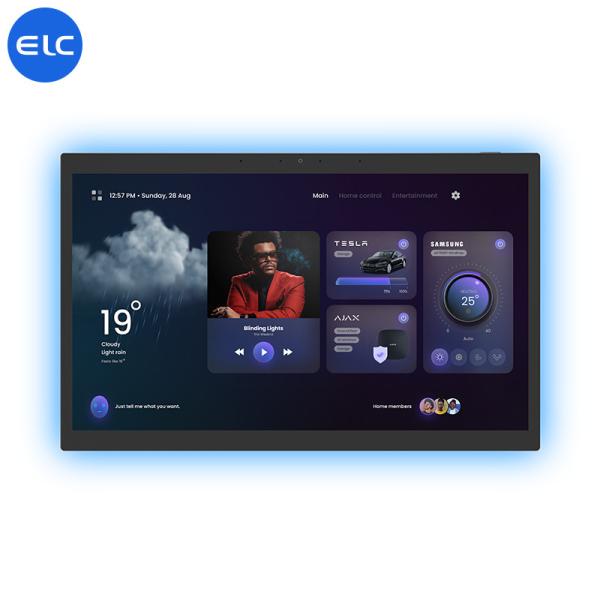 China 15.6 Inch Smart Home Free POE LCD Panel Full HD Screen With RK3566 Bluetooth 5.3 factory