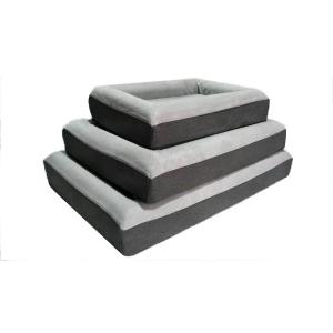 China Orthopedic Eggcrate Memory Foam Washable Dog Bed 91*58*18cm factory