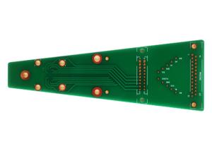 China Immersion Gold Rigid Fr4 Double Sided PCB 78.74mil Green Solder Mask factory