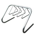 Outdoor Bike Parking Racks 316 Stainless Steel Material With 4 Bike Capacity