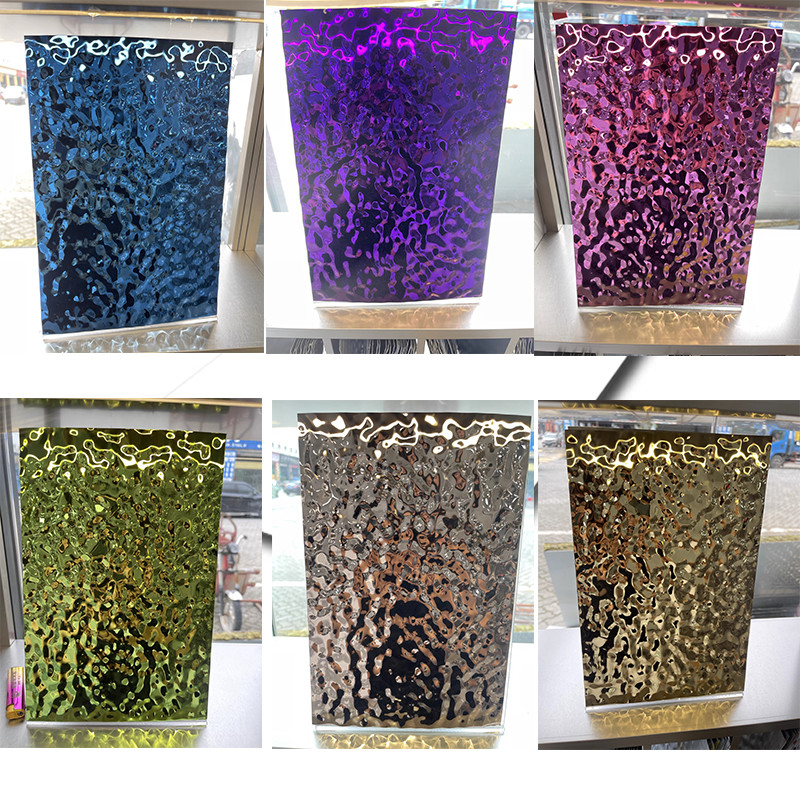 Water Rhythm Stainless Steel Finish Water Ripple Metal Sheet To uae