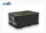 Black Custom Cnc Aluminum Parts , Polished Gold Plated Cnc Metal Parts