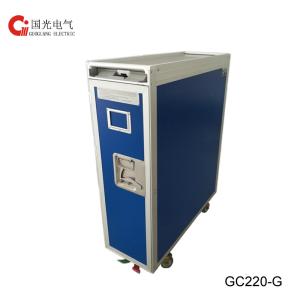 China Aluminum Atlas Aircraft Meal Cart / Airplane Cart Storage Transporting Food And Drink factory