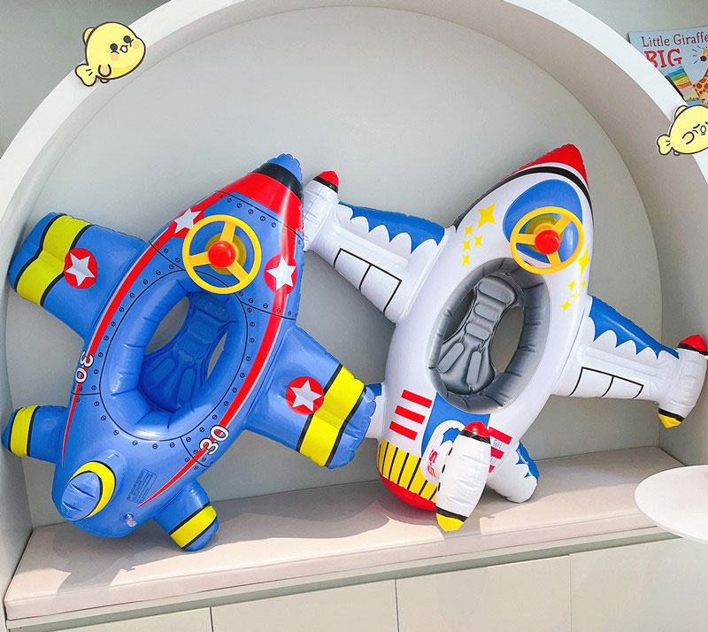 Fun and Educational Pool Float Tubes for Kids Cute Patterned Airship Design Ages 5-7