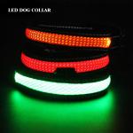C914 Nylon LED Pet Necklace Rechargeable Flashing Dog Collar Led Usb