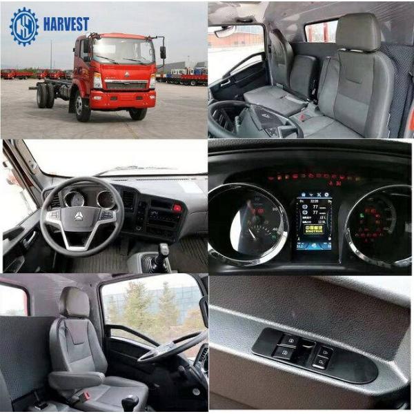 Max Speed 95km/H 10 Ton Loading Cacity 160hp 4x2 Howo Light Cargo Truck