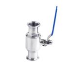 Steel Sanitary Valve Quick Card Ball Valve for DIN 3A Stainless Steel 304 316