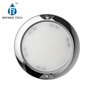 China Ultra Thin 316L Stainless Steel Wall Mounted Pool Light IP68 and AC/DC 12V/24V factory