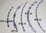 BTO-18 2mm Razor Coil Barbed Wire Coil Fencing 600mm