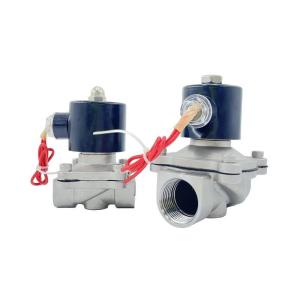 China 2W Stainless Steel Electric Water Fluid Solenoid Valve Compact and Space-Saving Design factory