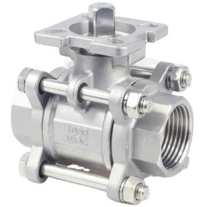 China Casting 3PCS Stainless Steel 1000 Wog Ball Valve for Petrochemical Industry factory