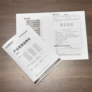 Custom Printing Company Advertising Paper Instructions Folded Leaflet Flyer