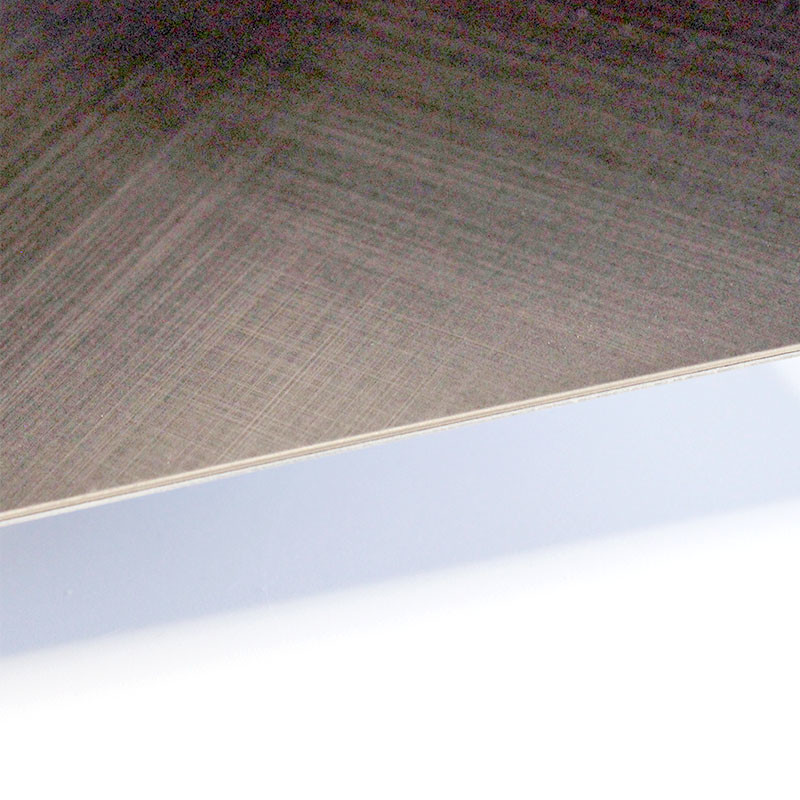 JIS Stainless Steel Plate Cross Hairline Black Titanium Stainless Steel 304 Sheets