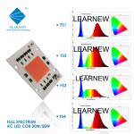 AC 220V 50W 100W Cob Led Full Spectrum 380nm-780nm Grow Light Chip