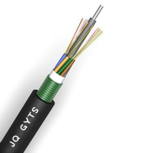 China GYTS Fiber Optic Cable 48 Core HDPE Jacket Armored Direct Burial Duct Optical Cable factory
